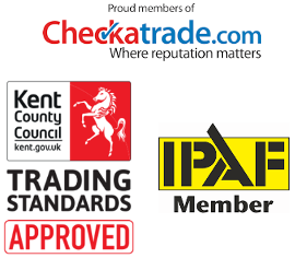 Gutter cleaning accreditations, checktrade, Trusted Trader, IPAF in Canterbury